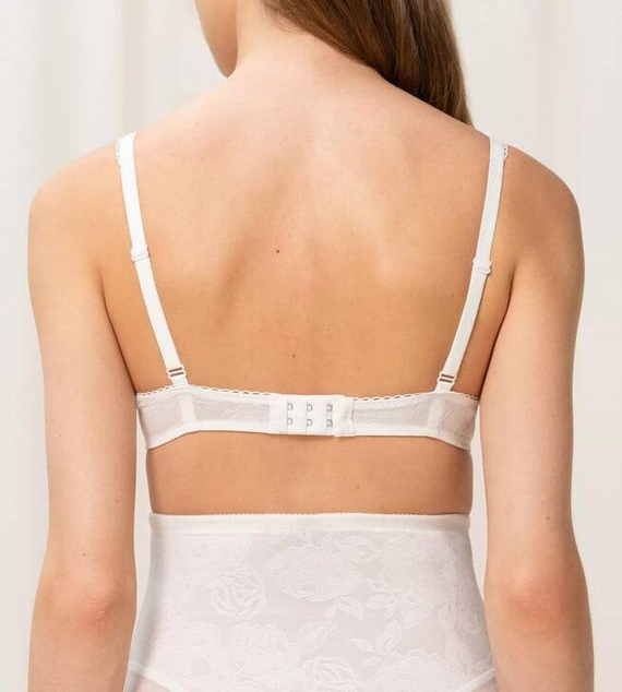 Biustonosz usztywniany Wild Rose Sensation WP Triumph - biały