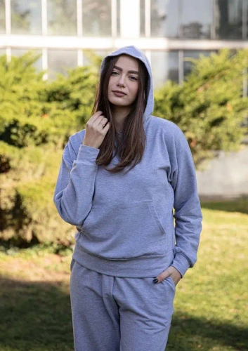 Komplet dresowy DK-K-B8 Dkaren - szary