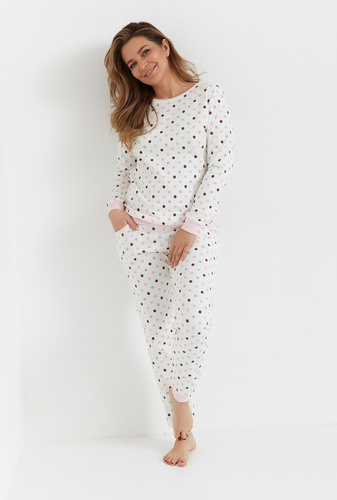 Piżama damska Interlock 435 Cana - ecru