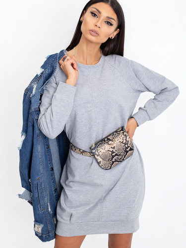 Sukienka damska RV-TU-5184.93P Paris - szary