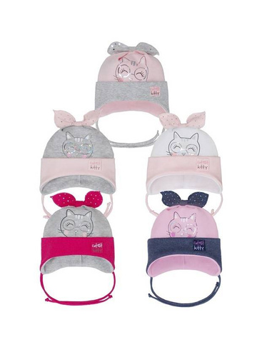 44-011 Czapka dziecięca AJS mix-kolor