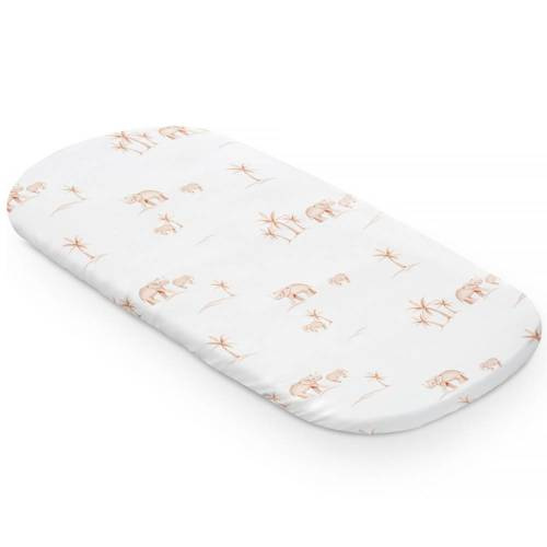 Prześcieradło bambusowe z gumką Elephants Yosoy