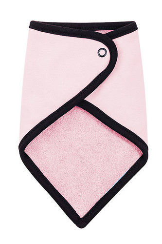 "Zebra" Apaszka chustka niemowlęca Terjan - różowy