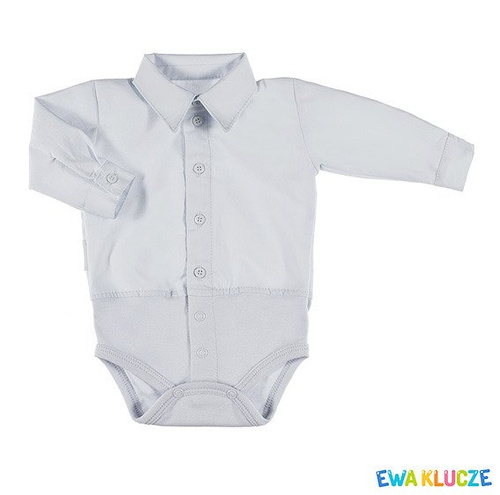 Body z kołnierzykiem CEREMONY Ewa Klucze szare 