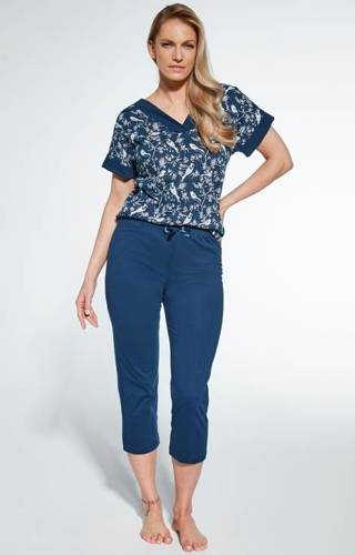 Piżama damska 769/366 Naomi Cornette - granat