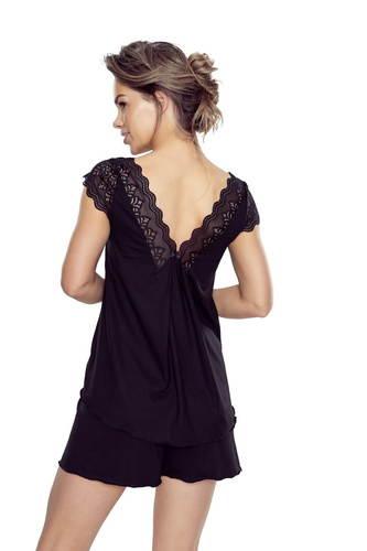 Piżama Damska Mirana First Lady Eldar - czarna