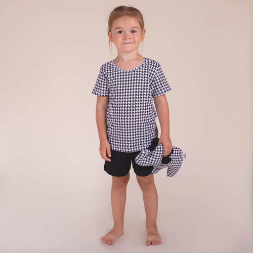 198037 Viki Komplet bluzka kr. rękaw + spodenki Nicol