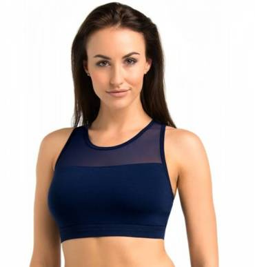Sportowy top damski Lino Teyli - ciemny niebieski