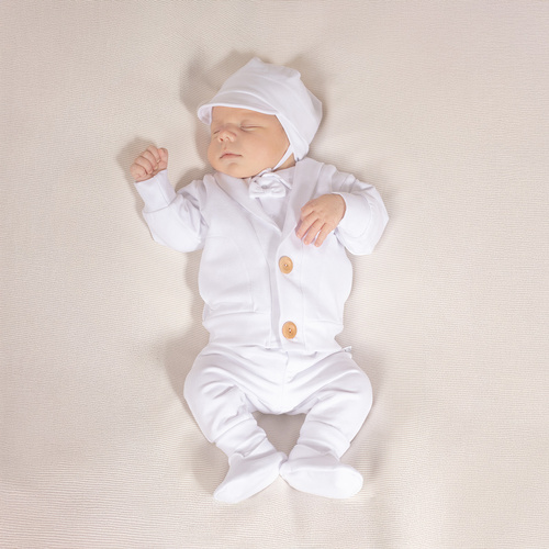 Komplet chrzcielny 5-częściowy 169398 Nicol - biały