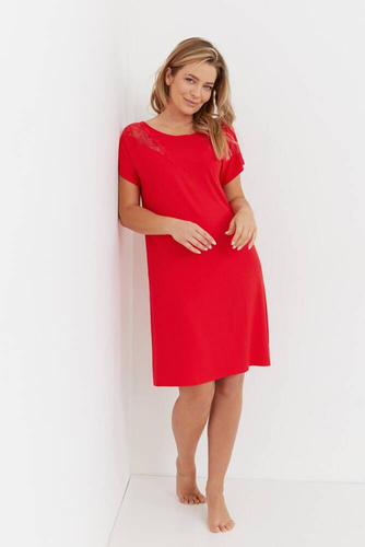 Koszula nocna 737 Velar Forex - czerwony