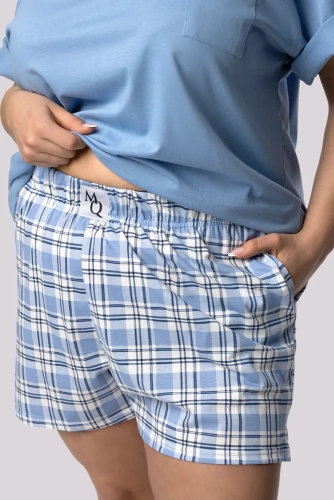 Piżama damska Joy shortsleeve Mona sky blue 