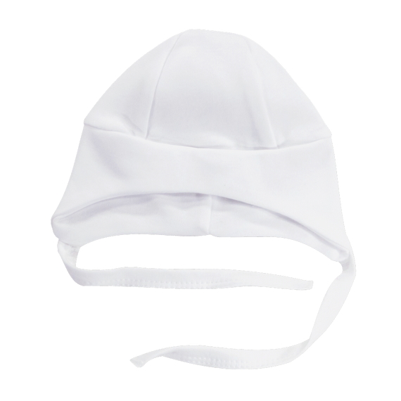Czapka niemowlęca CSB002 Basic Mamatti - biały