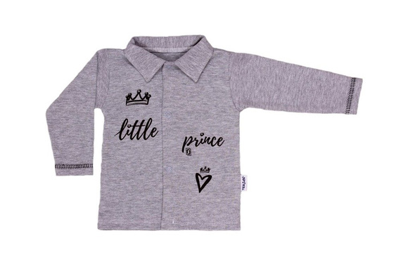 Kaftanik bawełniany "LITTLE PRINCE" Terjan biały