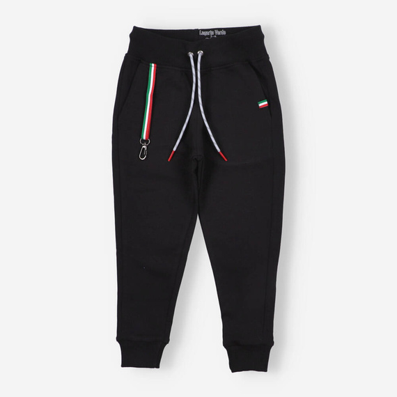 Lagarto Verde Spodnie dresowe dla chłopca- czarny
