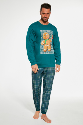 Piżama męska 115/234 Cookie Cornette - zielony