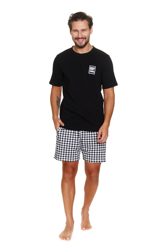 PMB.7214 Piżama Męska Doctor Nap - black