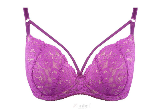 Biustonosz Kosmo push up Unikat różowy