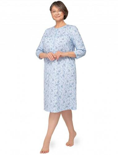 Koszula nocna damska Bogna 204 ll Martel - niebieski 23
