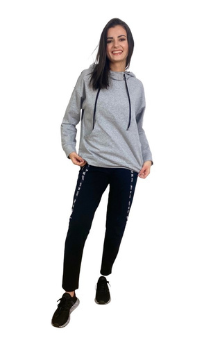 Komplet dresowy 496 Just Forex - jasny melanż