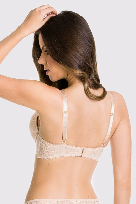 Biustonosz super push up 19167 Julia Mediolano beige