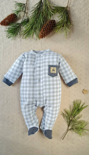 Pajac niemowlęcy 287 Jack Marija - kratka