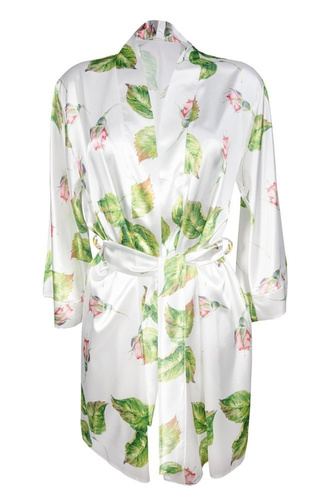 Podomka damska Flowers  DKaren DK-P-biały 007