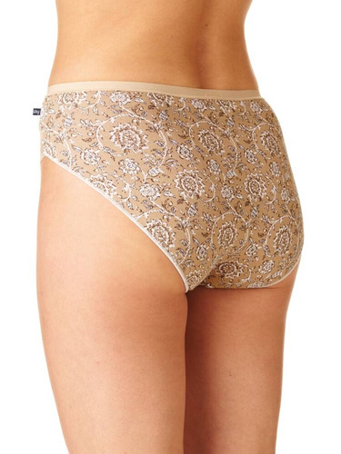 Figi damskie LPC 171  2-pak Key biały beżowy