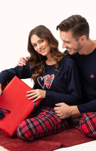 Piżama męska 794 Luna -granatowy