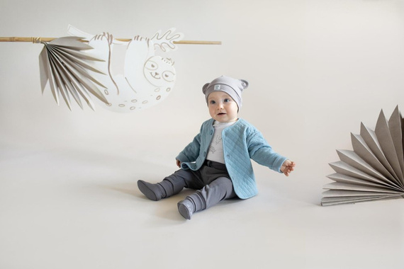 Rozpinana Bluza Slow Life Pinokio - niebieski