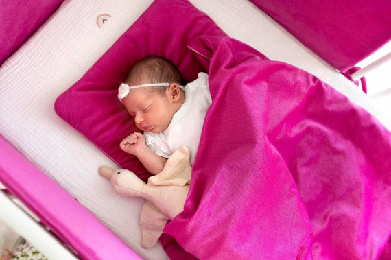 Zestaw kocyk i poduszka LUL-0044 Luli Lu - różowy