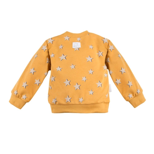 Bluza wciągana z nadrukiem UNIQUE Ewa Klucze- żółty druk 