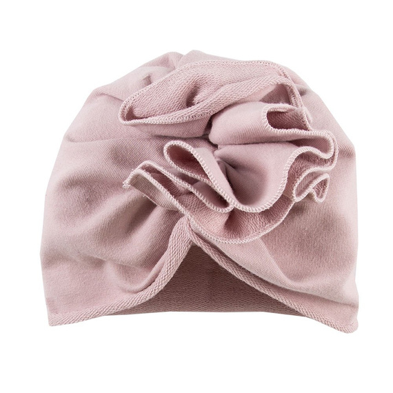 Czapka Turban dla dziewczynki Swan Ewa Klucze - druk grafit