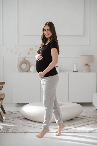 Bluzka ciążowa Belly Milk&Love czarny