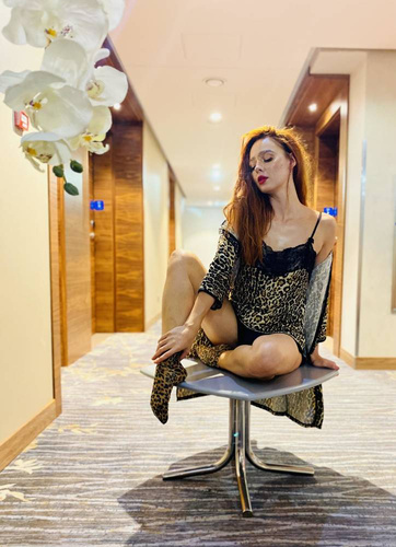 Piżama damska 463 Neva Forex - brązowy panterka