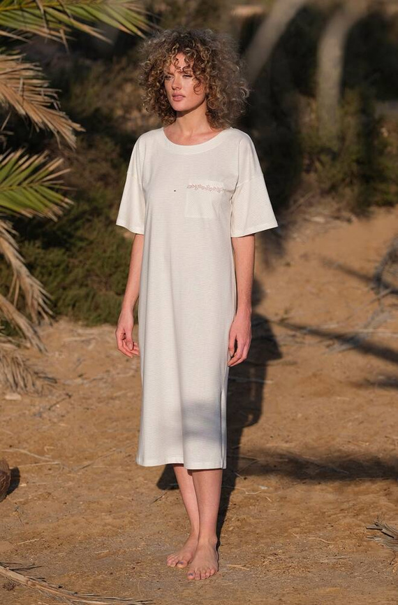 Koszula nocna 234 Cana- beżowy