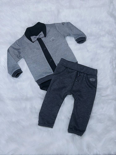 Body z długim rękawem Miłosz Bambarillo czarny