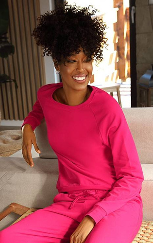 Bluza dresowa Wenezja Dkaren - malina