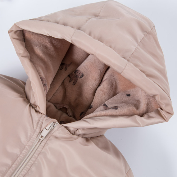 Kurtka parka zimowa Puppy Playtime Eevi - bezowa