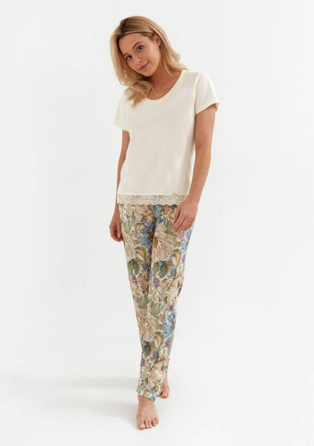 Piżama damska 270  Cana -waniliowy