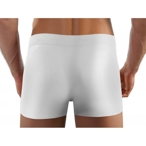 Bezszwowe bokserki męskie BM07 Solar Sesto Senso - biały