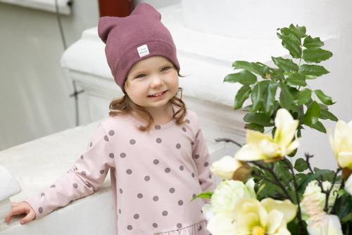 Tunika z długim rękawem Julia Pinokio - róż druk 