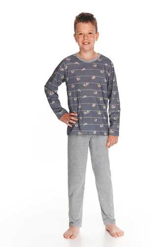 Piżama chłopięca 2621,2622 Harry Taro -  jeans melanż ciemny