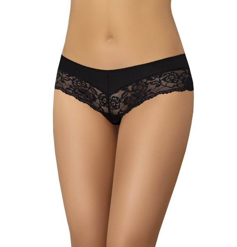 Figi koronkowe brazyliany Viki Teyli - czarny