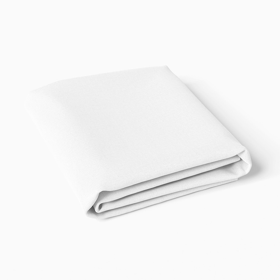 Prześcieradło dziecięce bawełniane Eevi - biały