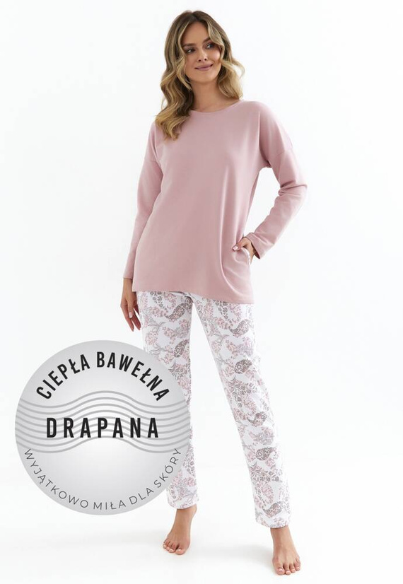 Piżama damska 427 Cana - pudrowy