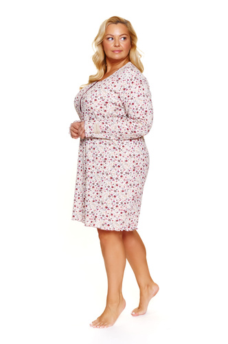 Koszula nocna Doctor Nap 7308 – Plus size, ciążowa i do karmienia | 95% bawełna, Polska