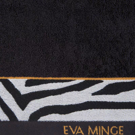 Ręcznik Eva Minge Eva 22 pantera zebra Eurofirany czarny