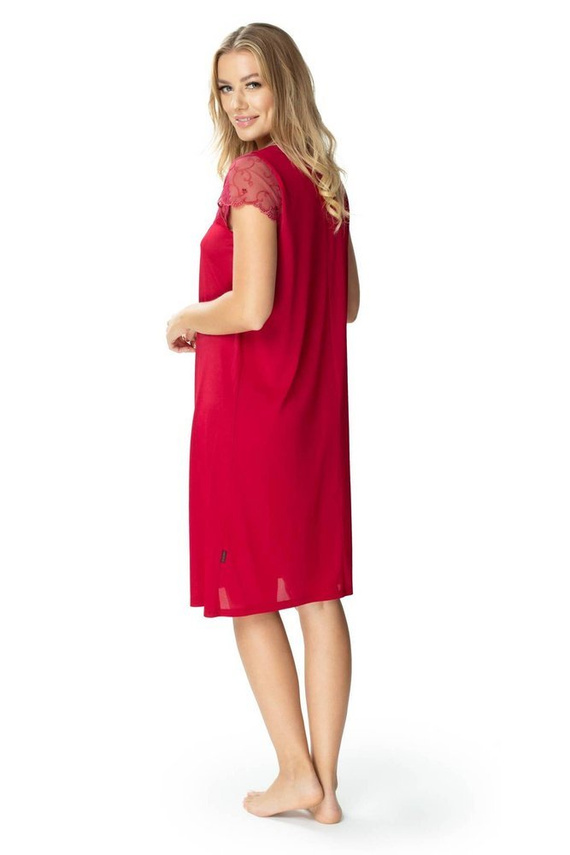 6279 Dolce Vino halka koszula nocna damska Mewa burgund