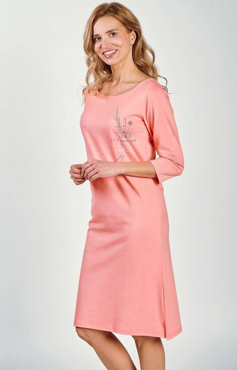 Koszula Damska 3242 Ashley Taro- koralowy