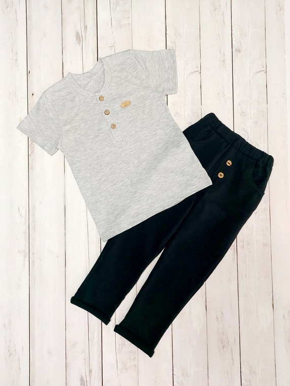 Spodnie niemowlęce Adaś Bambarillo czarny